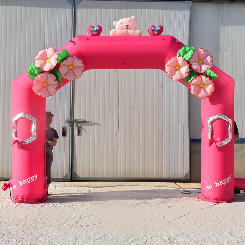常州粉色婚礼拱门